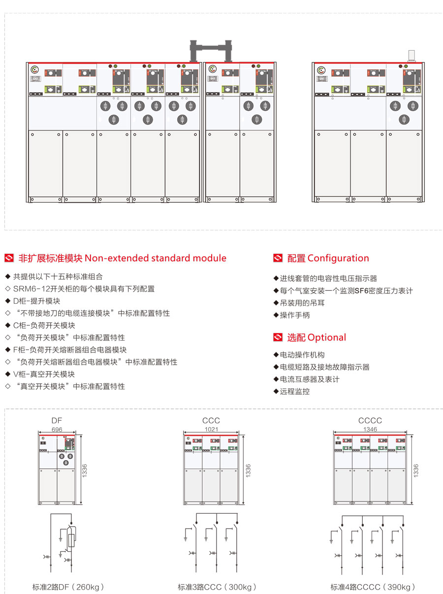 SRM全密封全絕緣充氣柜主要技術參數(shù)